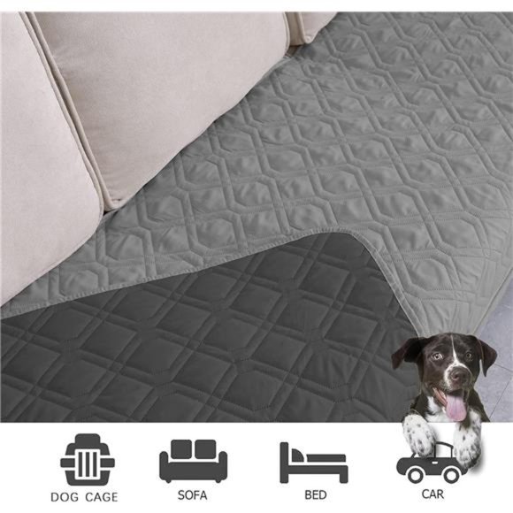Waterproof Dog Bed Cover Pet Blanket for Furniture Bed Couch Sofa Reversible - Picture 7 of 7